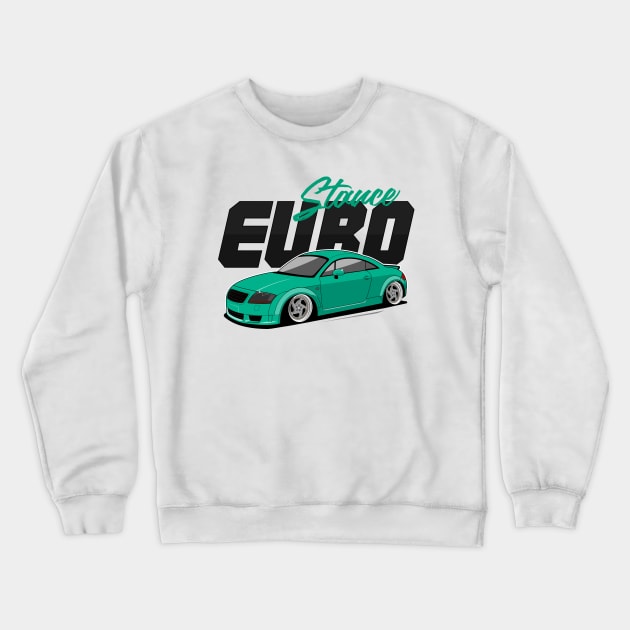 Audi TT Stance Crewneck Sweatshirt by shketdesign